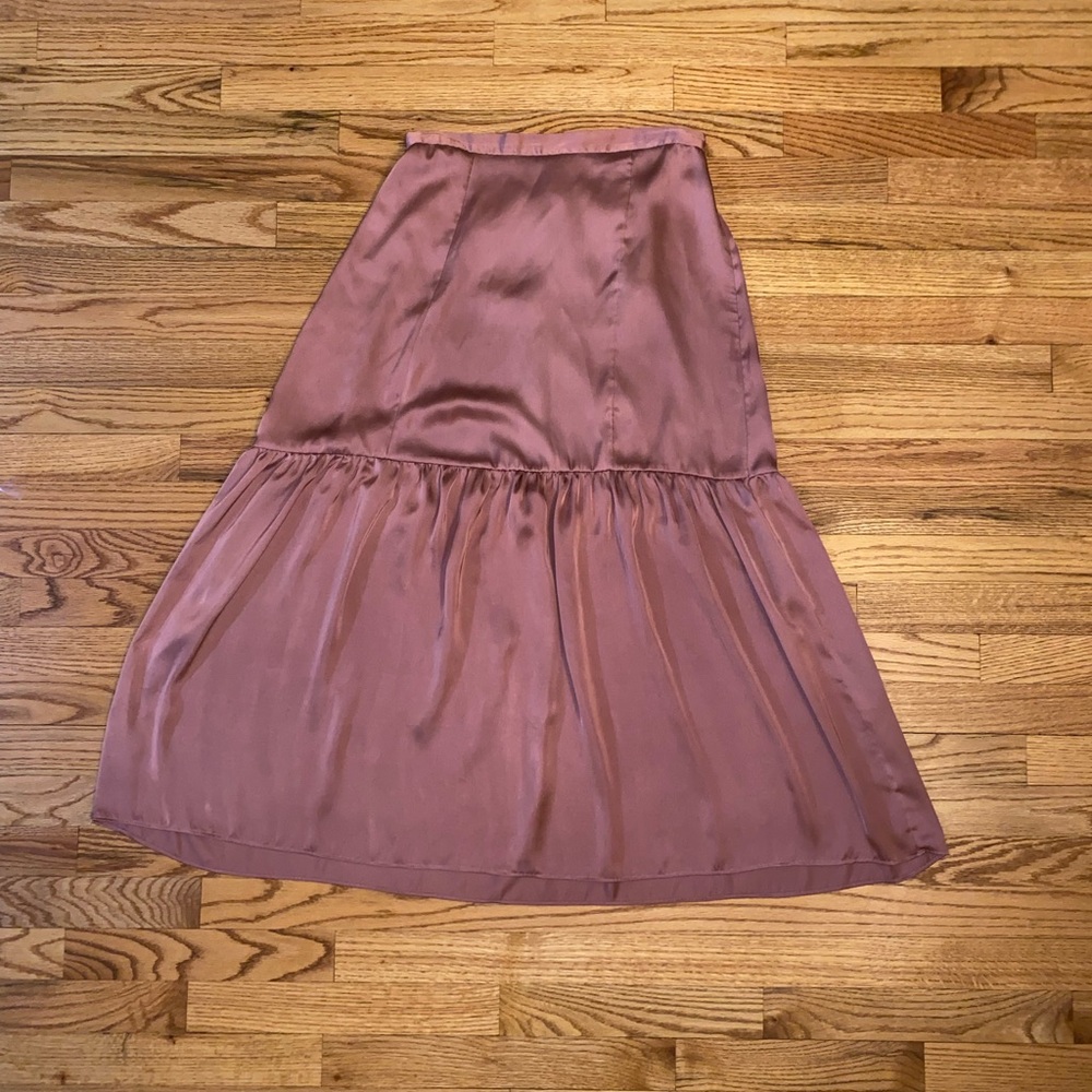 Topshop Dusty Rose Maxi Skirt - Picture 7 of 10